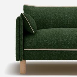 Side Cushions - Green Boucle - thumbnail 3