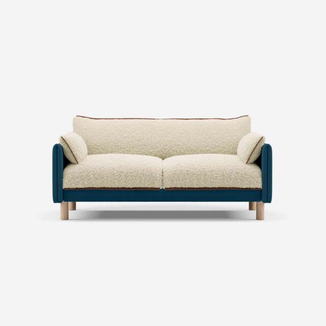 Cozy 2 Seater Sofa - Teal Velvet - image 1