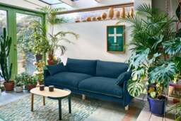Cozy 2 Seater Sofa - Teal Velvet - thumbnail 7