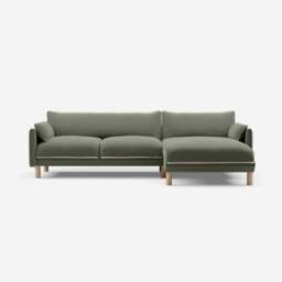 Cozy 4 Seater RH Chaise Sofa - Meadow Cotton - thumbnail 4
