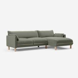 Cozy 4 Seater RH Chaise Sofa - Meadow Cotton - thumbnail 1