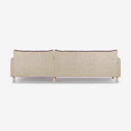 Cozy 4 Seater RH Chaise Sofa - Cream Textured Weave - thumbnail 4