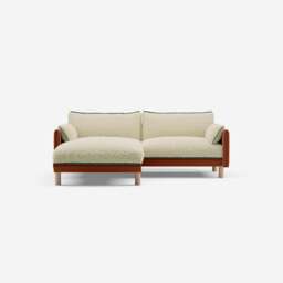 Cozy 3 Seater LH Chaise Sofa - Henna Cotton - thumbnail 3