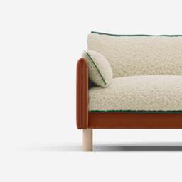 Cozy 3 Seater LH Chaise Sofa - Henna Cotton - thumbnail 4