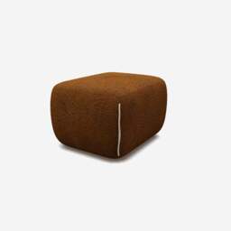 Cozy Pouffe - Mustard Boucle II - thumbnail 1