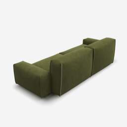 Float 3 Seater Sofa - Dark Green Velvet - thumbnail 4