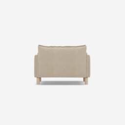 Cozy 1.5 Seater Sofa - Cream Textured Weave - thumbnail 4