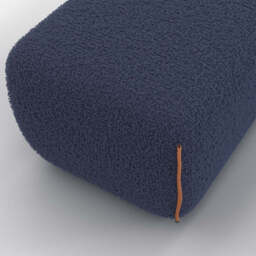 Cozy Pouffe - Navy Fleece - thumbnail 4