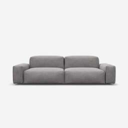 Float 3 Seater Sofa - Light Grey Weave - thumbnail 1