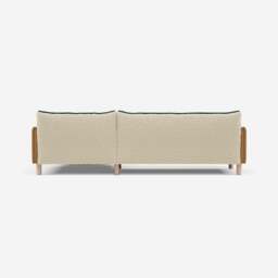 Cozy 4 Seater RH Chaise Sofa - Ochre Cotton - thumbnail 4