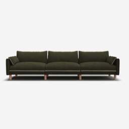 Cozy 5 Seater Sofa - Green Boucle II - thumbnail 1