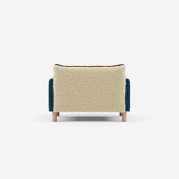 Cozy 1.5 Seater Sofa - Teal Velvet - thumbnail 4