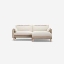 Cozy 3 Seater RH Chaise Sofa - Cream Textured Weave - thumbnail 3