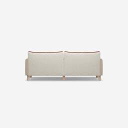 Cozy 3 Seater RH Chaise Sofa - Cream Textured Weave - thumbnail 4