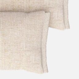 Side Cushions - Cream Textured Weave - thumbnail 2