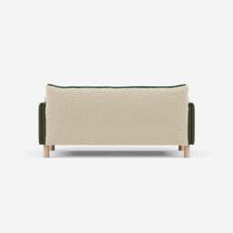Cozy 2 Seater Sofa - Dark Green Velvet - thumbnail 4