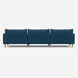Cozy 5 Seater Sofa - Teal Velvet - thumbnail 4