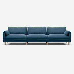 Cozy 5 Seater Sofa - Teal Velvet - thumbnail 1
