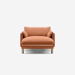 Cozy 1.5 Seater Chaise Sofa - Henna Cotton - thumbnail 4