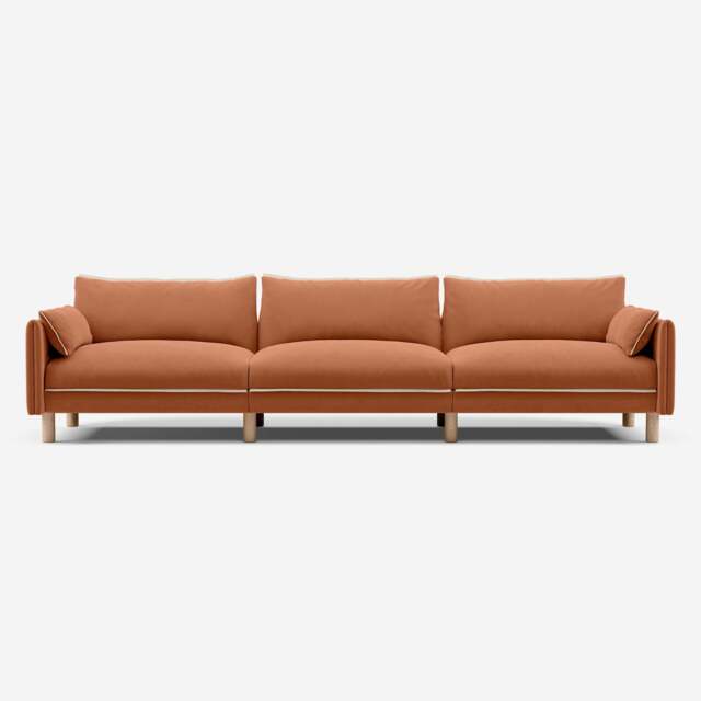 Cozy 5 Seater Sofa - Henna Cotton - image 1