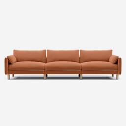Cozy 5 Seater Sofa - Henna Cotton - thumbnail 1