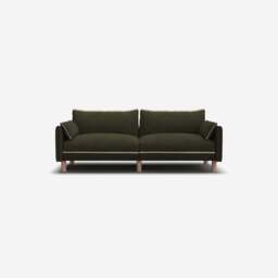 Cozy 3 Seater Sofa - Green Boucle II - thumbnail 1