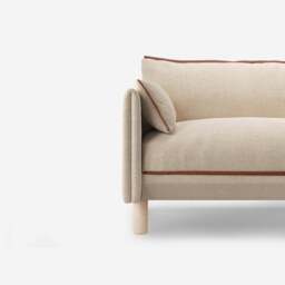 Cozy 3 Seater Sofa - Cream Textured Weave - thumbnail 5