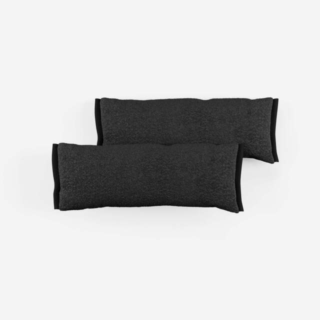 Side Cushions - Black Boucle - image 1