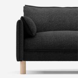Side Cushions - Black Boucle - thumbnail 3