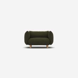 Pillow 1.5 Seater Sofa - Green Boucle II - thumbnail 1