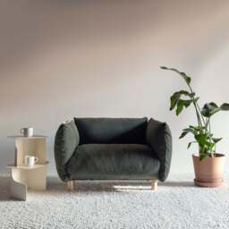 Pillow 1.5 Seater Sofa - Green Boucle II - thumbnail 2