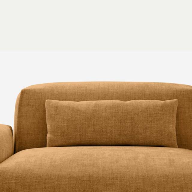 Lumbar Cushions - Ochre Cotton