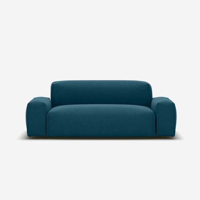 Float 2 Seater Sofa - Teal Velvet - image 1