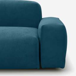 Float 2 Seater Sofa - Teal Velvet - thumbnail 2