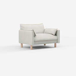 Cozy 1.5 Seater Sofa - Natural Cotton - thumbnail 3