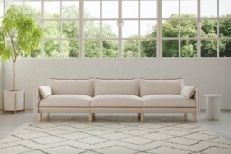 Cozy 1.5 Seater Sofa - Natural Cotton - thumbnail 6