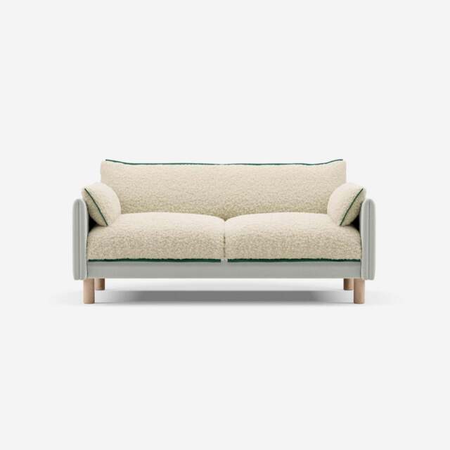 Cozy 2 Seater Sofa - Natural Cotton - image 1
