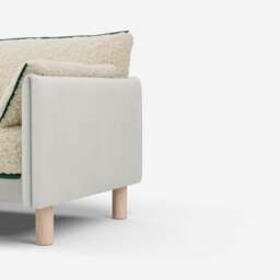 Cozy 2 Seater Sofa - Natural Cotton - thumbnail 2