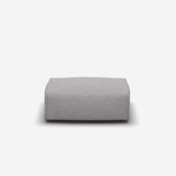 Float Rectangular Ottoman - Light Grey Weave - thumbnail 2