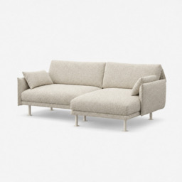 Rest 3 Seater RH Chaise Sofa - Ecru Boucle - thumbnail 1