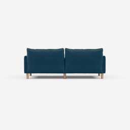 Cozy 3 Seater Sofa - Teal Velvet - thumbnail 4