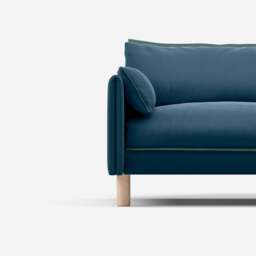 Cozy 3 Seater Sofa - Teal Velvet - thumbnail 5