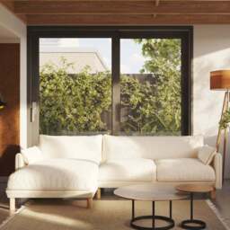 Cozy 4 Seater LH Chaise Sofa - Green Boucle II - thumbnail 5