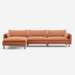 Cozy 5 Seater LH Chaise Sofa - Henna Cotton - thumbnail 3