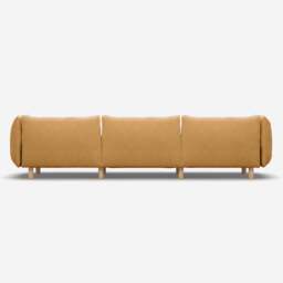 Pillow 5 Seater Sofa - Ochre Cotton - thumbnail 4