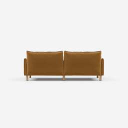 Cozy 3 Seater Sofa - Ochre Cotton - thumbnail 5