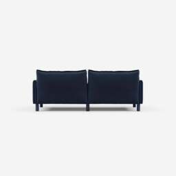 Cozy 3 Seater Sofa - Navy Cotton - thumbnail 5