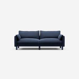 Cozy 3 Seater Sofa - Navy Cotton