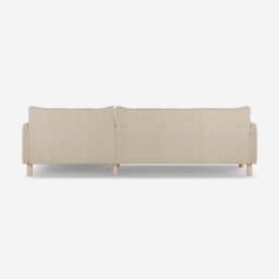 Cozy 4 Seater RH Chaise Sofa - Cream Textured Weave - thumbnail 4