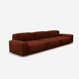 Float 5 Seater Sofa - Brick Boucle II - thumbnail 3